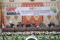 Suasana rapat paripurna sedang berlangsung//Foto: Kominfo Kotamobagu.