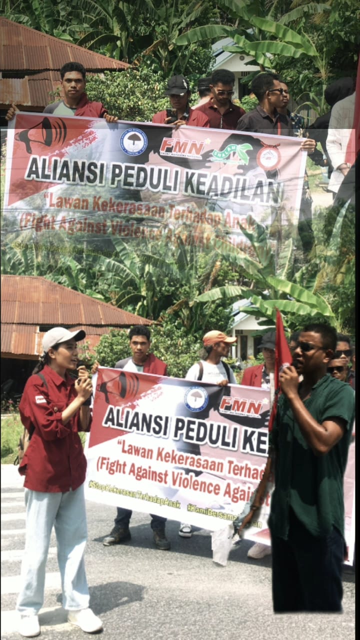 Aliansi Desak Polres Kupang Segera Tetapkan Tersangka dalam Kasus Persetubuhan Anak di Bawah Umur//Foto: Istimewa.